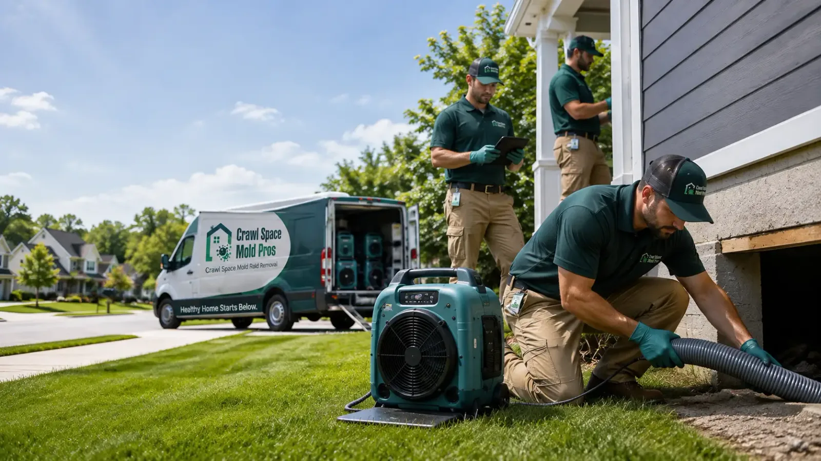 Crawl Space Mold Removal in Cherokee, KS